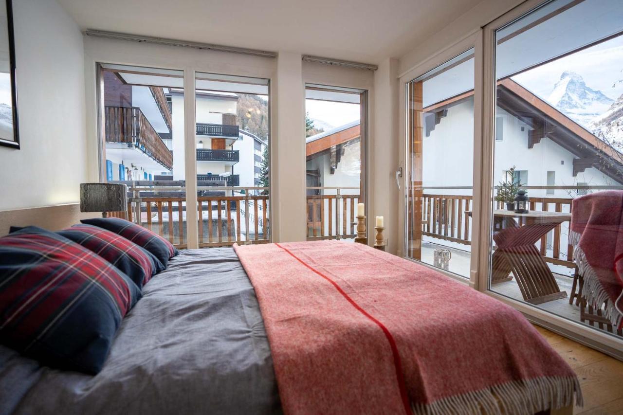 Modern Apartment With Matterhorn View Zermatt Buitenkant foto